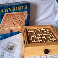 Gioco Labirinto, in Legno con ben 9 Palline 1970