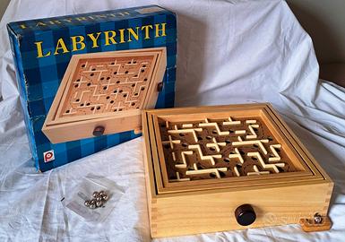 Gioco Labirinto, in Legno con ben 9 Palline 1970