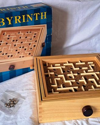 Gioco Labirinto, in Legno con ben 9 Palline 1970
