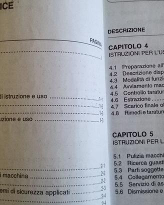 Manuale Uso mini frantoio Oliomio 50-100