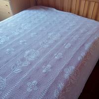 Copriletto Matrimoniale all'Uncinetto (Anno 1980)