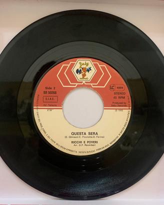 Disco 45 Giri - Ricchi e Poveri