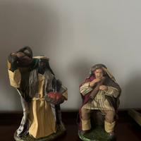 Coppia statuine presepe napoletano