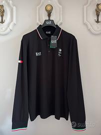 Polo manica lunga EA7 / Milano - Cortina 2026