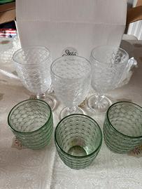 Evviva set 6 bicchieri vetro Mozart nuovi