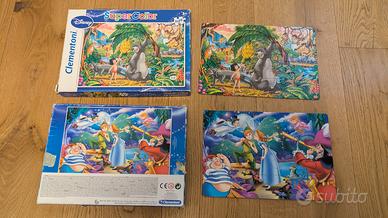 2 doppi puzzle Clementoni Disney  l