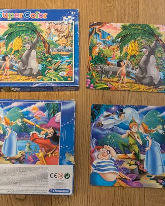 2 doppi puzzle Clementoni Disney  l