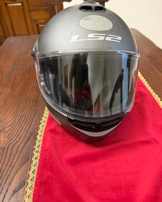 Casco Moto Modulare strobe con interfono