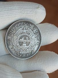 moneta antica d'argento 1896