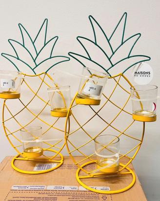 3 portacandele Ananas Maisons du Monde