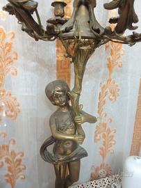 statua in bronzo dorato 