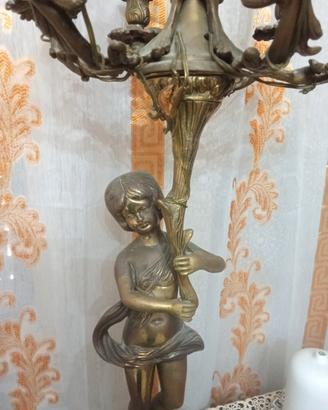 statua in bronzo dorato 