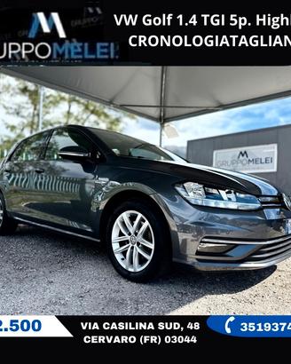 VW Golf 1.4 TGI 5p. Highline*CRONOLOGIATAGLIANDI