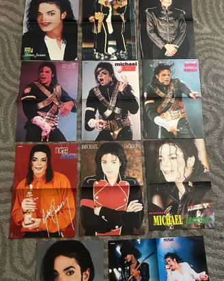 Michael Jackson  14 poster vintage rari da collezi