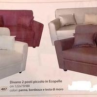 Divanetto 2 posti in ecopelle euro 220