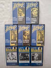 Set 8 VHS di Alfred Hitchcock 