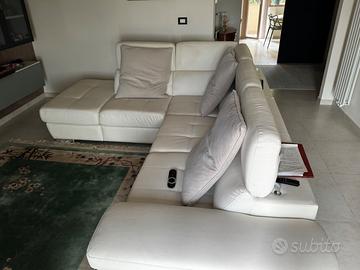 Divano letto 5 posti con puff contenitore