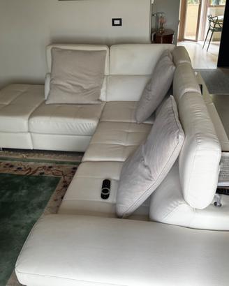 Divano letto 5 posti con puff contenitore