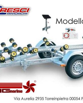Rimorchio Cresci N1350BR AMG Marine