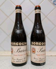 Barolo Riserva 1957 coppia di bottiglie 