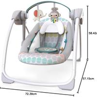Altalena elettrica con musica per neonati