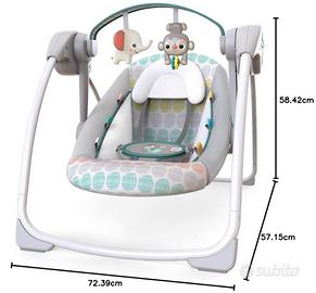 Altalena elettrica con musica per neonati