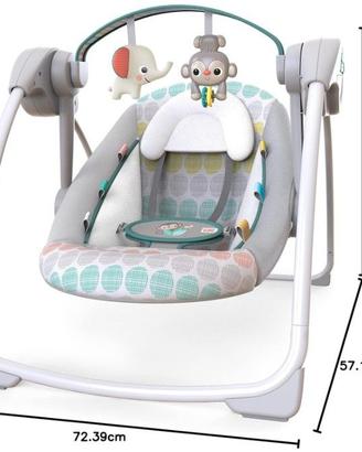 Altalena elettrica con musica per neonati