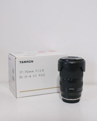 Obbiettivo Tamron 17-70 F2.8 per Fujifilm