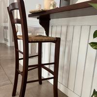 Sgabelli in legno per isola