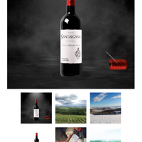 Bottiglia di vino Sangalgano nenni 2020