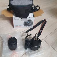 Kit Canon 2000D + Tokina 24-70 f/2.8 + treppiede