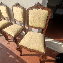 Sedie in noce Luigi Filippo