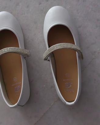 scarpe 34 ballerine bianche di Bata