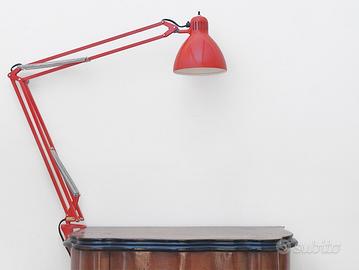 Lampada Naska Loris L-1 Luxo Rossa Vintage anni 50