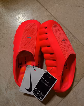 Nike Mind 001 Mules "Solar Red" - Nuove con Cartel