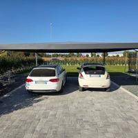 Gazebo per due auto totale mt. 5x5