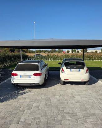 Gazebo per due auto totale mt. 5x5