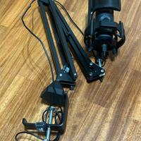 Microfono USB TONOR con braccio plug & play