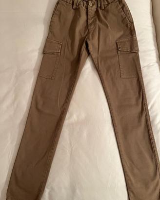 Pantaloni lunghi invernali Mason's marroni 10 anni