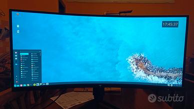 Monitor gaming curvo UWQHD 3440x1440 ktc h34s18s
