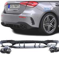 DIFFUSORE MERCEDES CLASSE A W177 18- A45 AMG NERO 