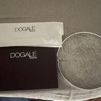 Dogale Piatto Euclide  Madreperla vetro e argento