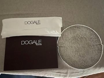 Dogale Piatto Euclide  Madreperla vetro e argento