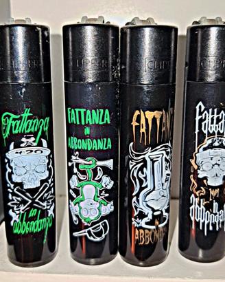 4 accendini clipper fattanza in abbondanza