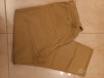 Jeans Carrera uomo beige sabbia taglia 56