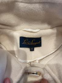 Elegante giaccone bordato Luisa Spagnoli