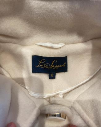 Elegante giaccone bordato Luisa Spagnoli