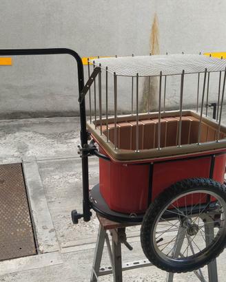 Trasportino rimorchietto per  bicicletta