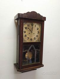 OROLOGIO PENDOLO DA MURO FUNZIONANTE junghans