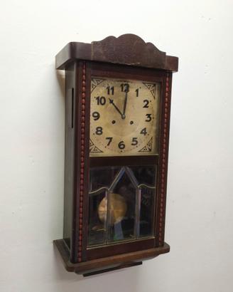 OROLOGIO PENDOLO DA MURO FUNZIONANTE junghans